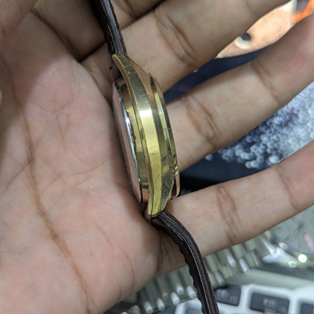 MAY 1975 - Seiko Quartz QZ - 0923 8000 - Gold Tone Dial - Kanji/Eng 📅 - Working Condition - Serviced/Polished