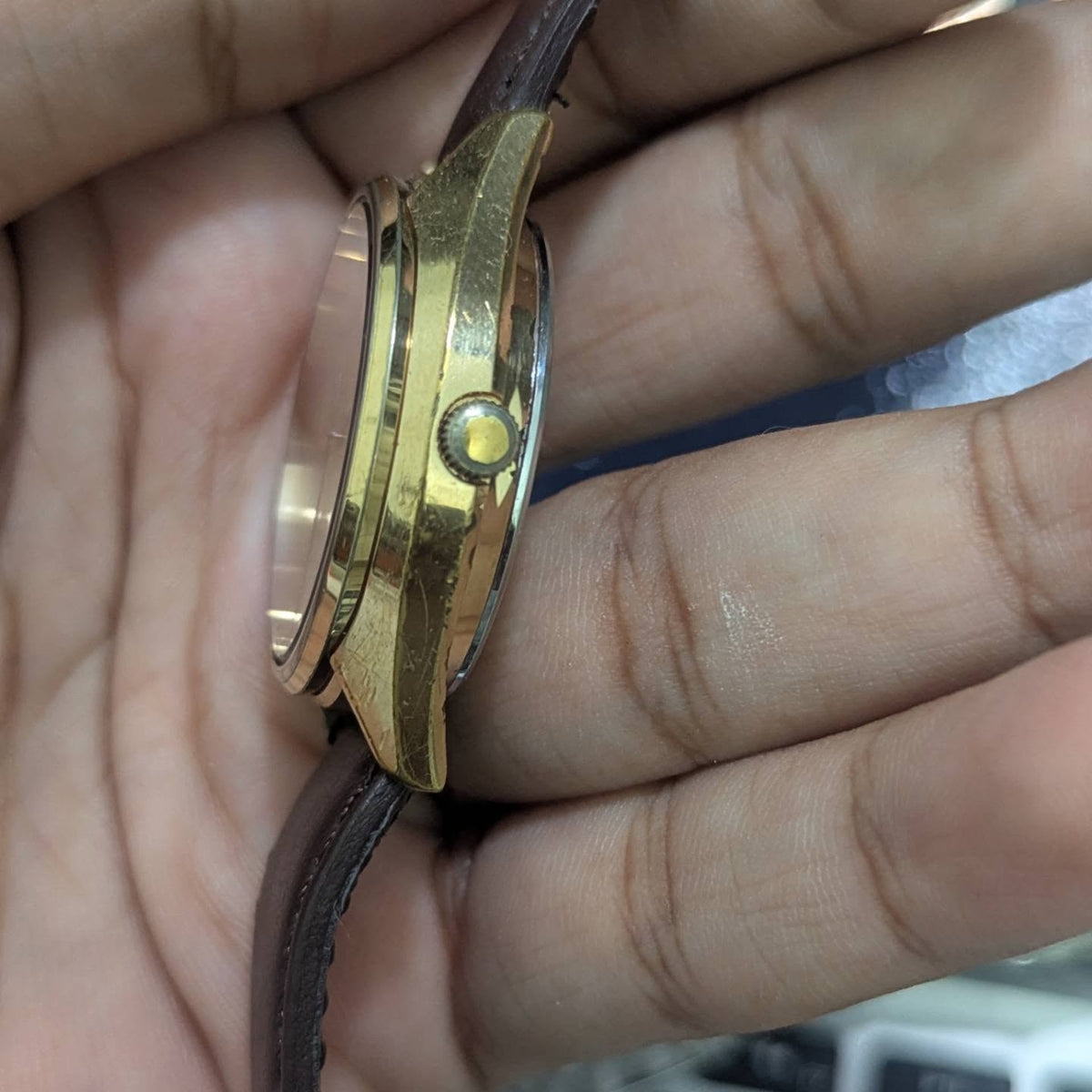 MAY 1975 - Seiko Quartz QZ - 0923 8000 - Gold Tone Dial - Kanji/Eng 📅 - Working Condition - Serviced/Polished